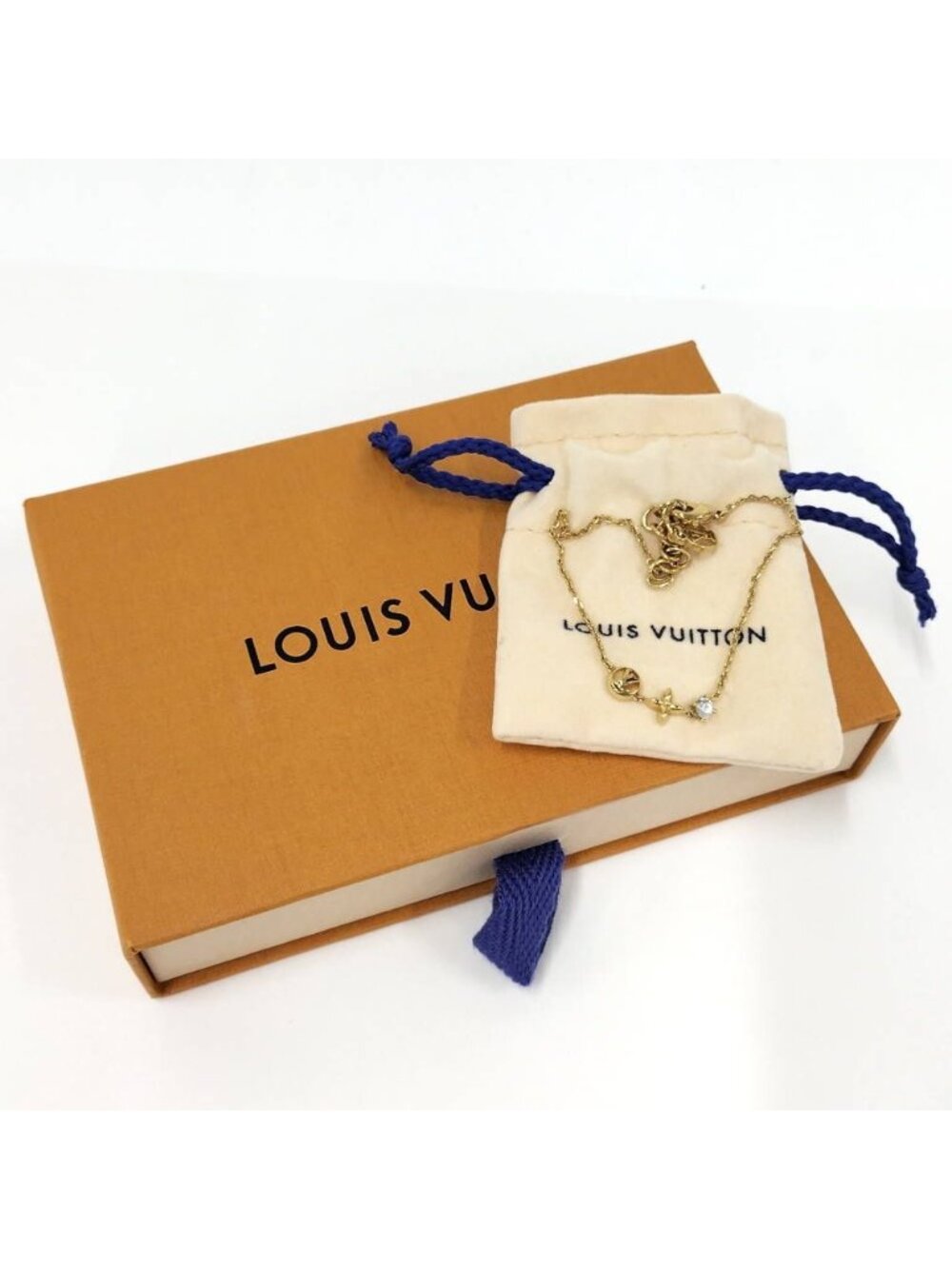 Louis Vuitton Bracelet Strass Plated Gold Monogram Flower - Picture 6 of 6